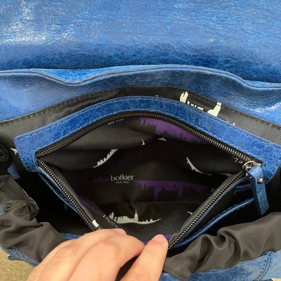 Cobalt Blue Boktier Crossbody Satchel - Picture 8 of 14